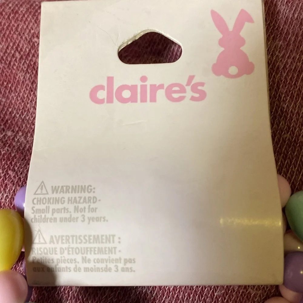 Girls Claire’s Bracelet & Choker Bundle NWT Panda Bunnies